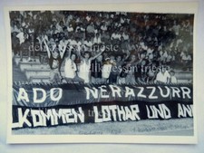 UDINESE FOOTBALL INTER 1988 football ULTRAS grade old photo Udine Milano  picture