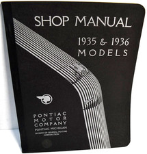 1935 & 1936 Models Pontiac Factory Service Manual REPRODUCTION *EXCELLENT* picture