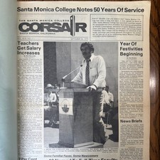 Vintage 1979-1982 SMC Corsair Newspapers Bound Archive Santa Monica College CA picture