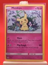 Mimikyu SM163 Sun & Moon Holo Ultra Rare Black Star Promo Pokemon Card picture