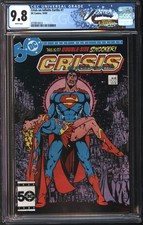 D.C. Comics Crisis on Infinite Earths #7 10/85 FANTAST CGC 9.8 White Pages picture