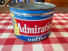 Vintage Admiration Coffee Tin  Duncan Coffee Co, Houston, Tx picture