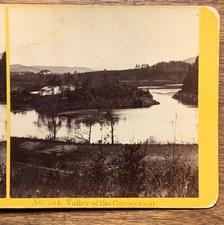 Antique Stereoview Old Photo Connecticut River Valley Kilburn Vintage Photograph picture