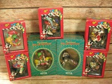 Vintage Looney Tunes Christmas Ornament Lot 90s Mechanical Matrix NOS In Boxes picture