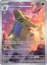 Pokemon Tyranitar 222/193 Holo Illustration Rare Paldea Evolved NM picture