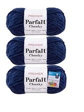Premier Yarns Parfait Chunky Chenille Yarn 3.5 Oz Super Bulky Weight 3 Pack B... picture