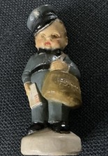 Rare VTG,Miniture 1950 Mailman In Uniform,Sz 3.5 In picture