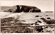 UK England Cornwall Portreath Western Hills Rocky Coast Beach 1930 Postcard picture