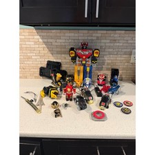Vintage 1994 Bandai Power Rangers RC Megazord Toy Lot Figures Parts picture