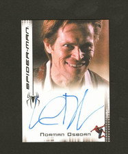 2007 Willem Dafoe Autograph Upper Deck Spider-Man Authentic Autograph picture