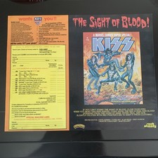 1977 KISS ARMY Enlist Now Membership Order Form And KISS comic Ad RARE UNUSED picture