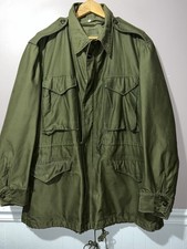 VINTAGE M-1951 OG 107 SATEEN FIELD JACKET US ARMY DATED 1954 medium picture