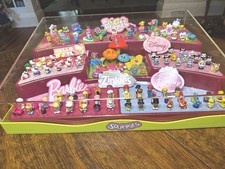 Squinkies 125 + Zinkies Store Display Case 2012 Rare Hello Kitty Barbie Disney picture