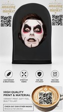 WWE Danhausen Costume Mask Very Nice, Evil Pro Wrestling Cosplay Halloween Face picture