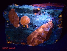 1105 Gram Rare Beautiful Fluorescent Afghanite Crystal On Matrix picture