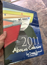 2011  11x14 Abacus Calendar by Dana Heacock Sealed Maine Artwork picture