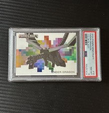 2024 PANINI MINECRAFT COLOR BLAST #10 ENDER DRAGON PSA 8 picture