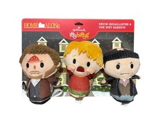 Itty Bittys NEW Hallmark Home Alone Kevin McCallister & WET Bandits Figures Lot picture