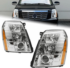 A Pair Hid/Xenon Projector Headlight Assembly Fit for 2007-2014 Cadillac Escalad picture