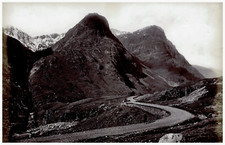 Scotland, Glencoe, Bridge Of Three Waters, J.V. Vintage Print, Albumen Print picture