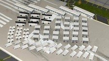 1:400 Scale Model Airport Ground Service Equipment (GSE) Set Of 79 GSE Vehicles picture