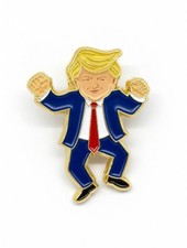 Donald Trump Dance - Limited Edition Gold Pin - Happy 250th USA - Collectible 47 picture