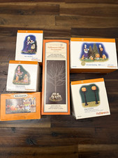 Department 56 Snow Village Halloween Accessories Lot of 5 Boxed  picture