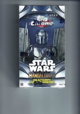 Topps Factory Sealed Mandalorian Chrome Beskar Hobby Box picture