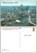 Continental Minneapolis MN Skyline Postcard picture