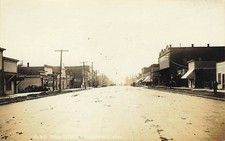 Goldendale Klickitat Washington - Original Early RPPC - Main Street - #43 picture
