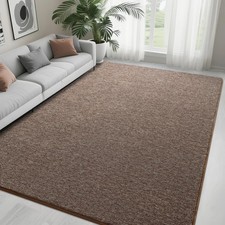 5x7 Brown Area Rug Brown-white 5' x 7' (Rectangular) picture