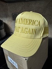 Authentic All Gold Cali-Fame Limited Edition MAGA Hat. Trump 45-47 RNC (2024) picture