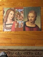3 Vint Italian Cruises International Menus w/ Cover Art Raffaello Michelan picture