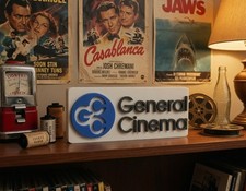 General Cinema Logo Sign 3D Printed Retro Movie Theater Decor picture