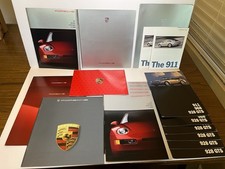 Vintage 1990's Porsche 20 pc Sales Brochure Lot w/ Folder - 911 968 928 GTS picture