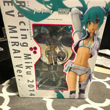 Max Factory Miku Racing Miku 2014 EV MIRAI Ver. Figure 2014 authentic US seller picture