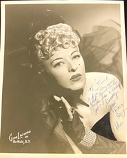 Rare Vintage Signed 8x10 Photo Ann 