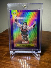 2024 Topps Chrome Marvel 108 WONDER MAN aka SIMON WILLIAMS Purple Refractor #/75 picture
