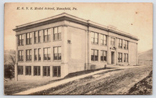 Postcard M.S.N.S. Model School Mansfield PA 1916 picture