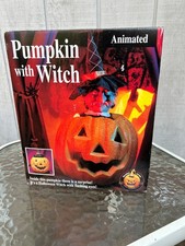 Motionette BOX ONLY for Vintage Halloween Figure Gemmy Animated Witch In Pumpkin picture