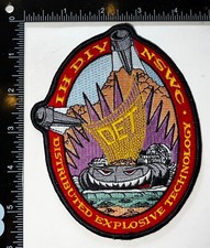 USN US Navy IH Division NSWC Distributed Explosive Technology DET Patch picture