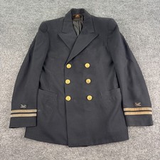 Vintage 1944 US Navy Officer Dress Uniform Jacket Lewis & Thos Saltz WWII 40R picture