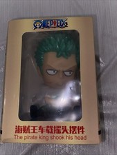 One Piece Bobble Head Zoro the pirate king shook his head imperfect box picture