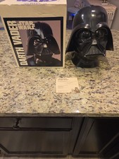 Vtg 1977 Star Wars Don Post Darth Vader 2 Piece Helmet Mask Original Box Papers picture