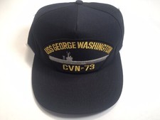 USS George Washington CVN-73 US Navy Carrier Snapback Hat USA picture