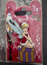 Tinkerbell Disneyland Paris Joyeux Noel Christmas Pin 2018 picture