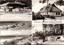 Rostock Germany Beach Views Self Service Restaurant Real Photo RPPC Postcard picture