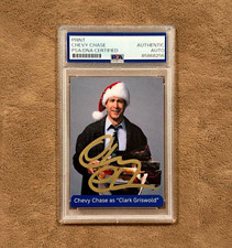 Chevy Chase Clark Griswold Autographed Non-Sport Trading Card PSA/DNA picture