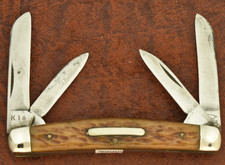 VINTAGE KEEN KUTTER MADE IN USA ROGERS BONE CONGRESS KNIFE K16 NICE (36685) picture