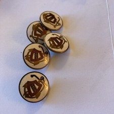 Fraternal  Ancient Order of United Workmen Organization Screw Back Pins picture